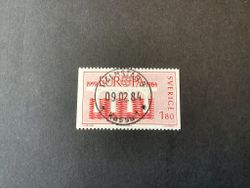 Europa XIII facit nr 1287 lyxstämplat HALMSTAD 3