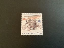 Svensk flyghistoria facit nr 1321 lyxstämplat HUDDINGE 2