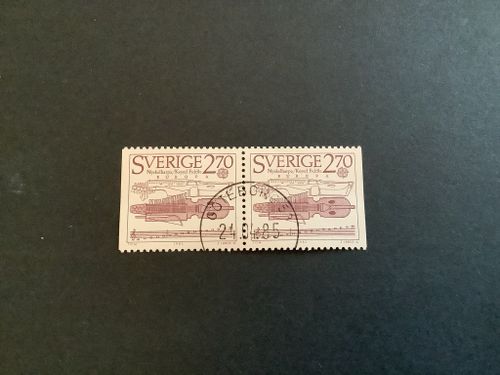 Europa XIV facit nr 1346 BB Praktstämplat par GÖTEBORG 53