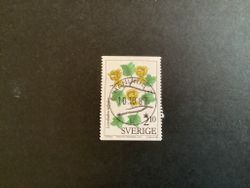 Bitaniska trädgårdar facit nr 1473 lyxstämplat HANINGE 2