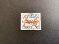 J H Roman facit nr 1857 lyxstämplat KIRUNA