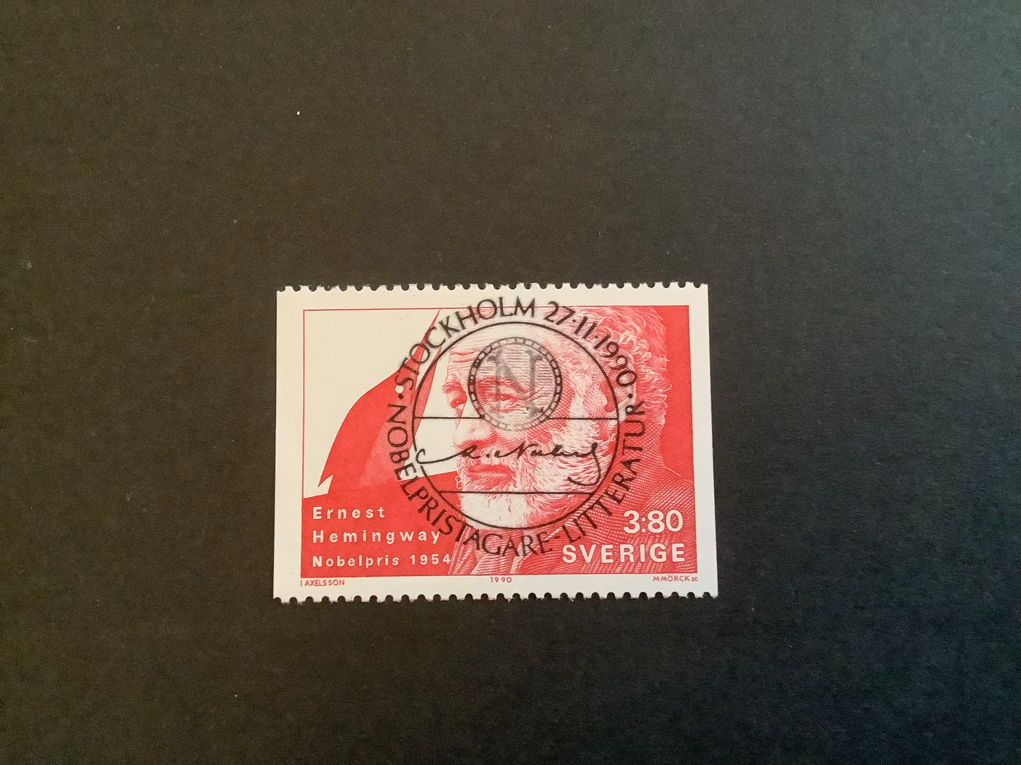 Nobelpristagare 1990 facit nr 1657 lyxstämplat STOCKHOLM