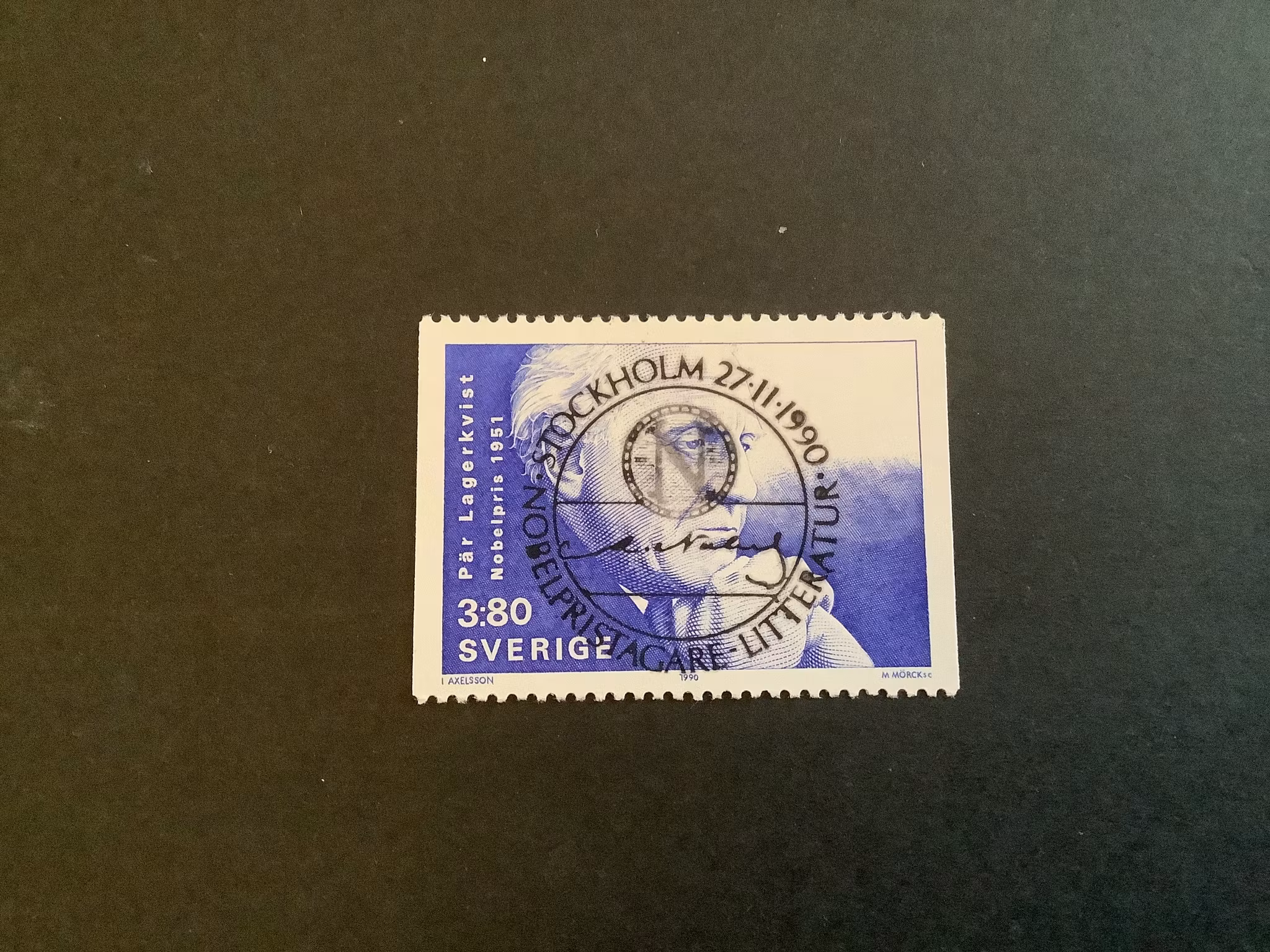Nobelpristagare 1990 facit nr 1656 lyxstämplat STOCKHOLM