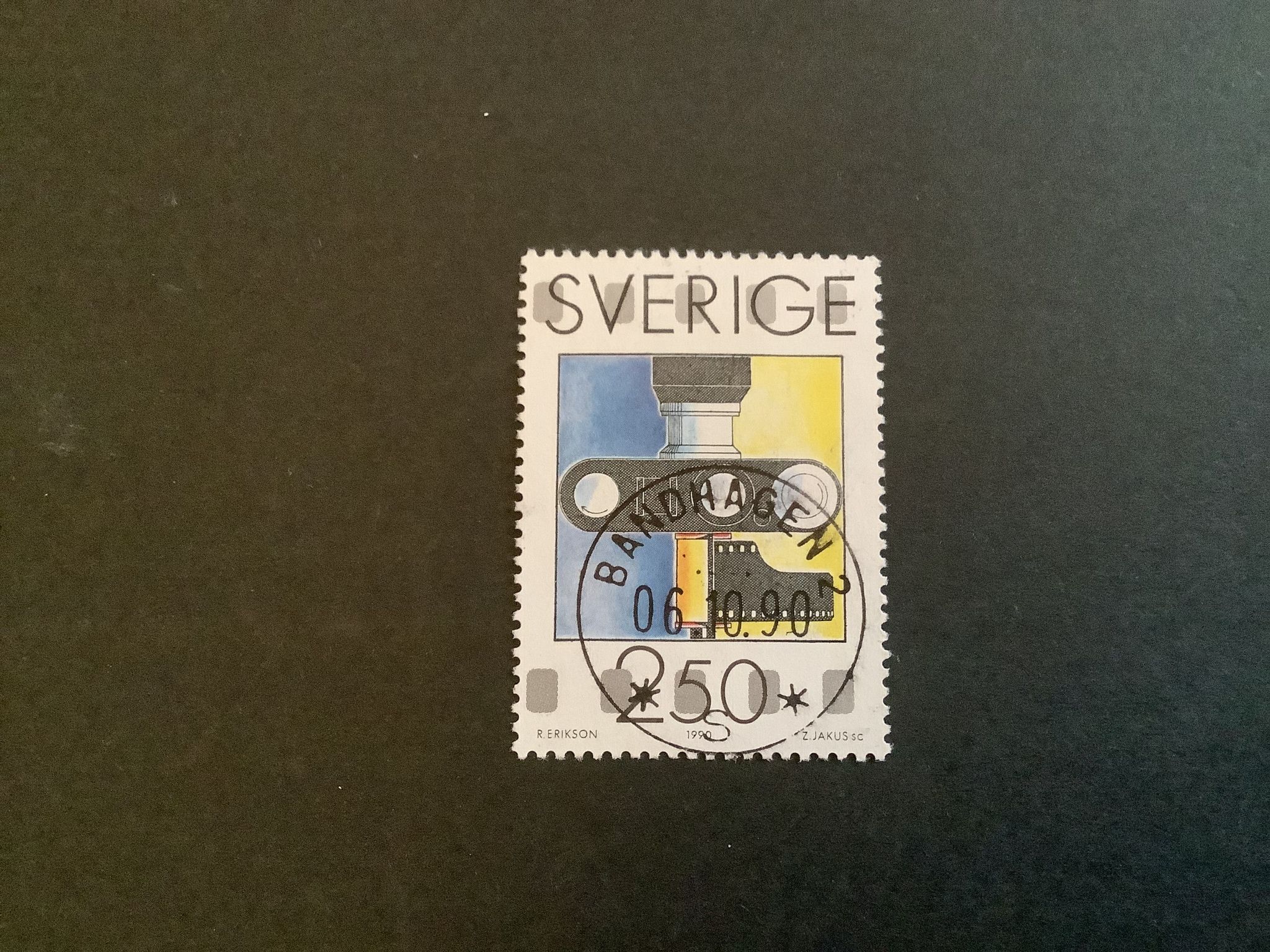 Fotografering facit nr 1649 lyxstämplat BANDHAGEN 2