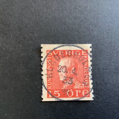 Fnr 177 A praktstämplat KLÄDESHOLMEN