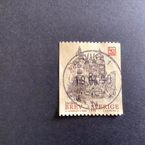 LO 100 år facit nr 2060 lyxstämplat ARVIKA 1