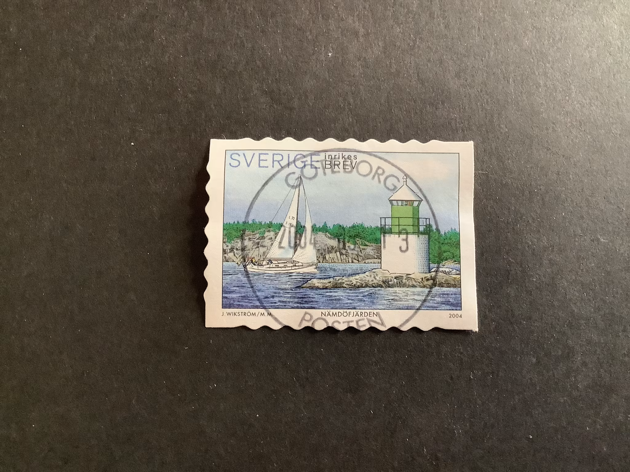 Stockholm Skärgård facit nr 2428 lyxstämplat GÖTEBORG