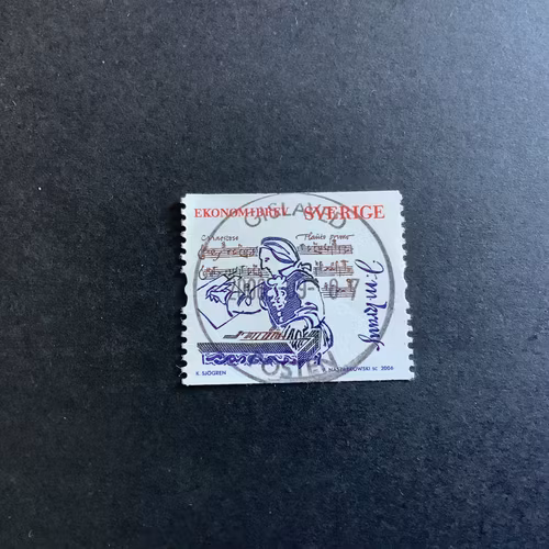 Kraus 2006 facit nr 2560 lyxstämplat märke GISLAVED
