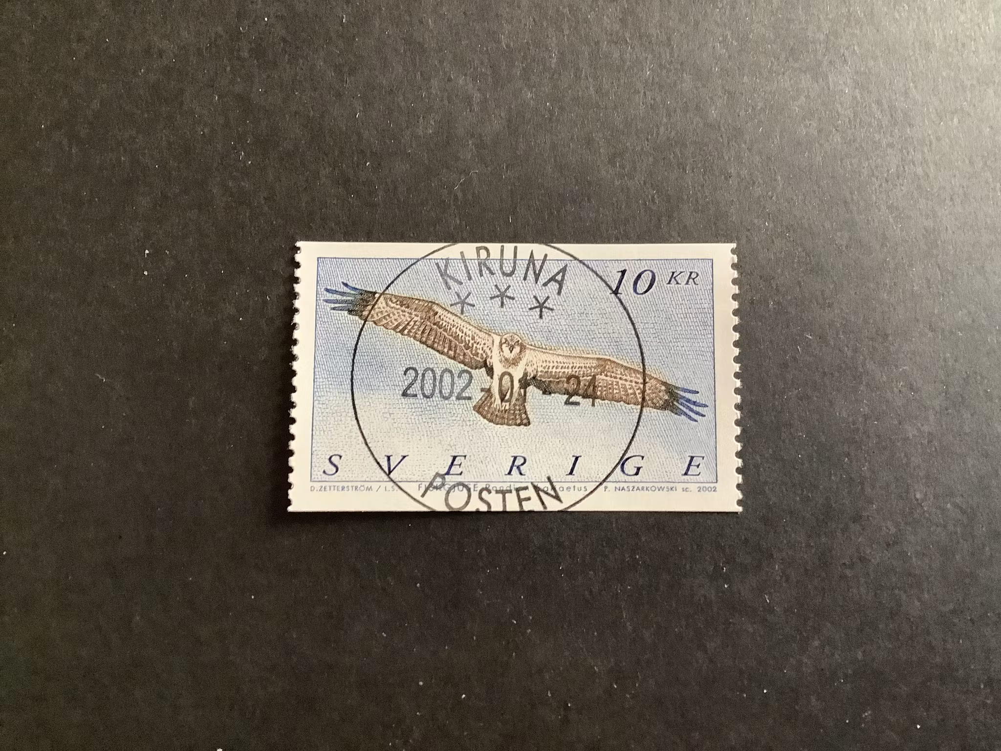 Fiskljuse facit nr 2291 lyxstämplat KIRUNA