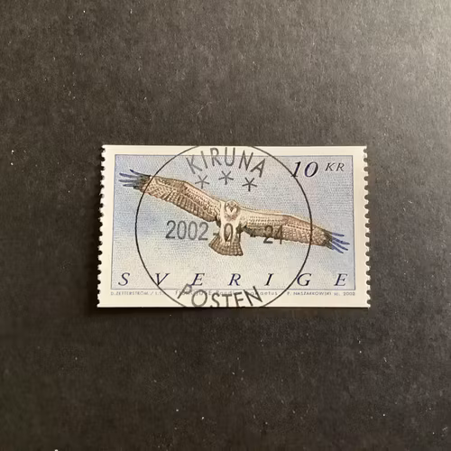 Fiskljuse facit nr 2291 lyxstämplat KIRUNA