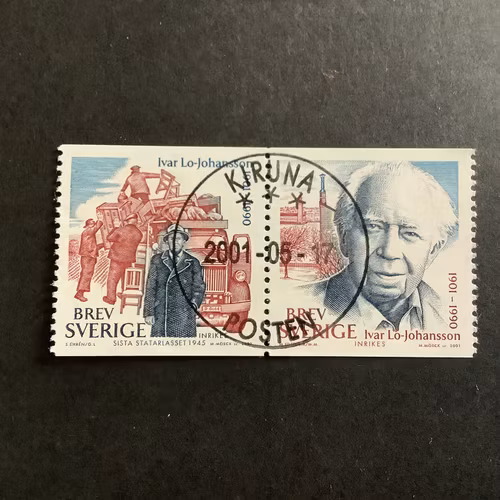 Ivar Lo Johansson facit nr 2259 lyxstämplat KIRUNA