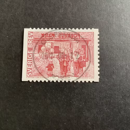 Folkparker facit nr 2876 lyxstämplat OLOFSTRÖM