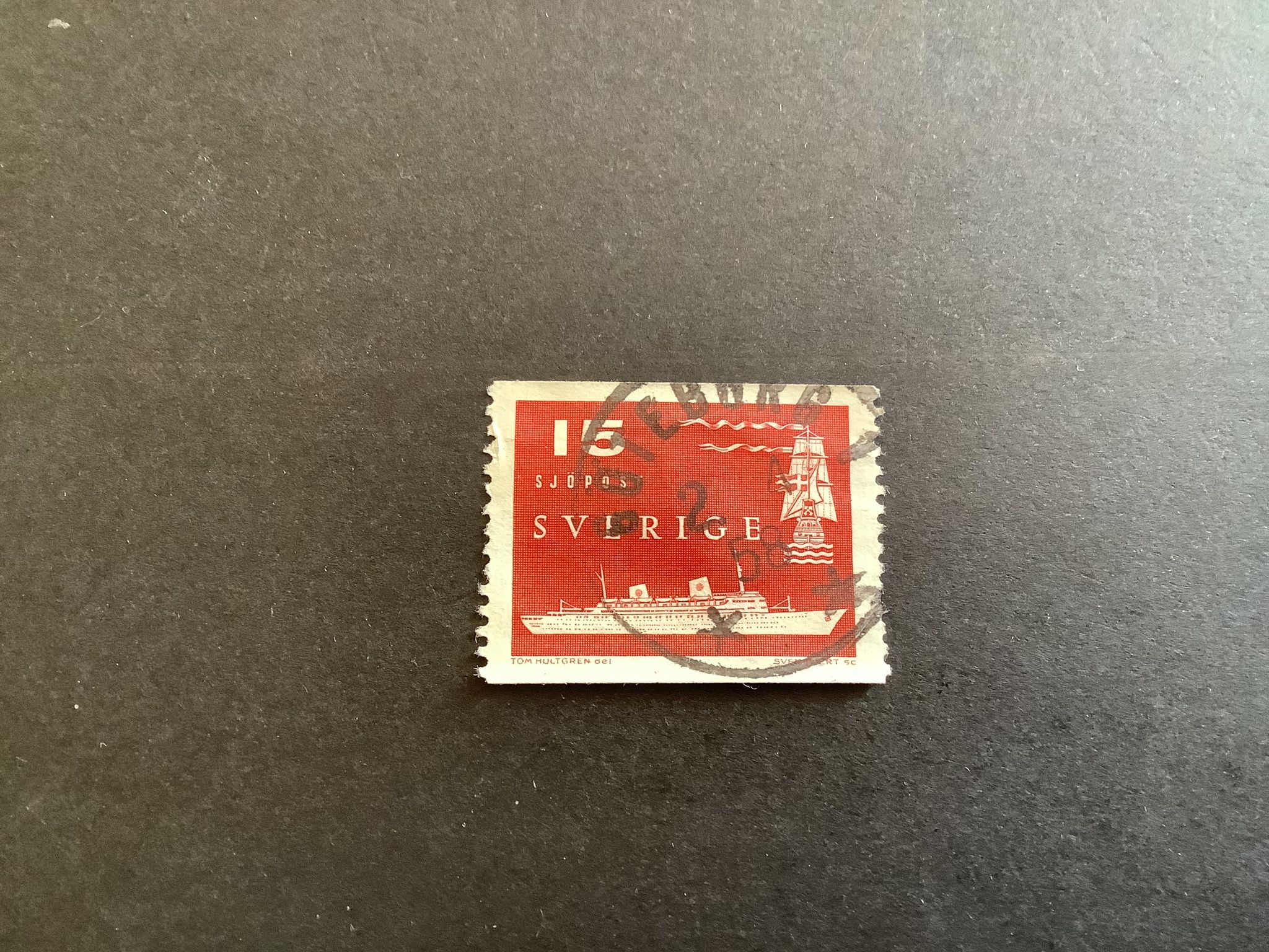 Sjö o helikopterpost facit nr 490 A praktstämplat GÖTEBORG 1