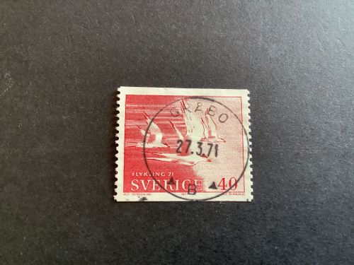 Flykting 71 facit nr 723 lyxstämplat GRÅBO
