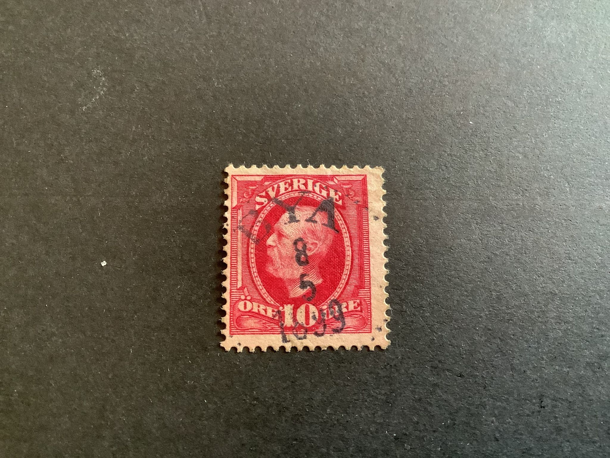Fnr 54 facit nr 54 lyxstämplat BYA