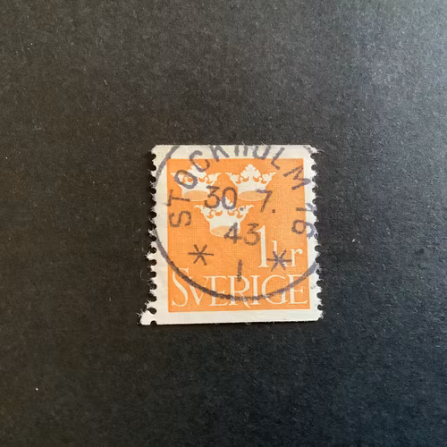 Fnr 294 praktstämplat STOCKHOLM 16