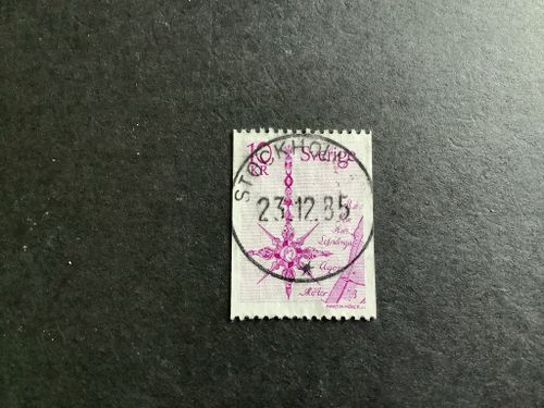 Norrpil facit nr 1054  lyxstämplat STOCKHOLM