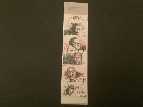 Nobelpris fred facit nr 1430-1434 H 373 lyxstämplat KIRUNA
