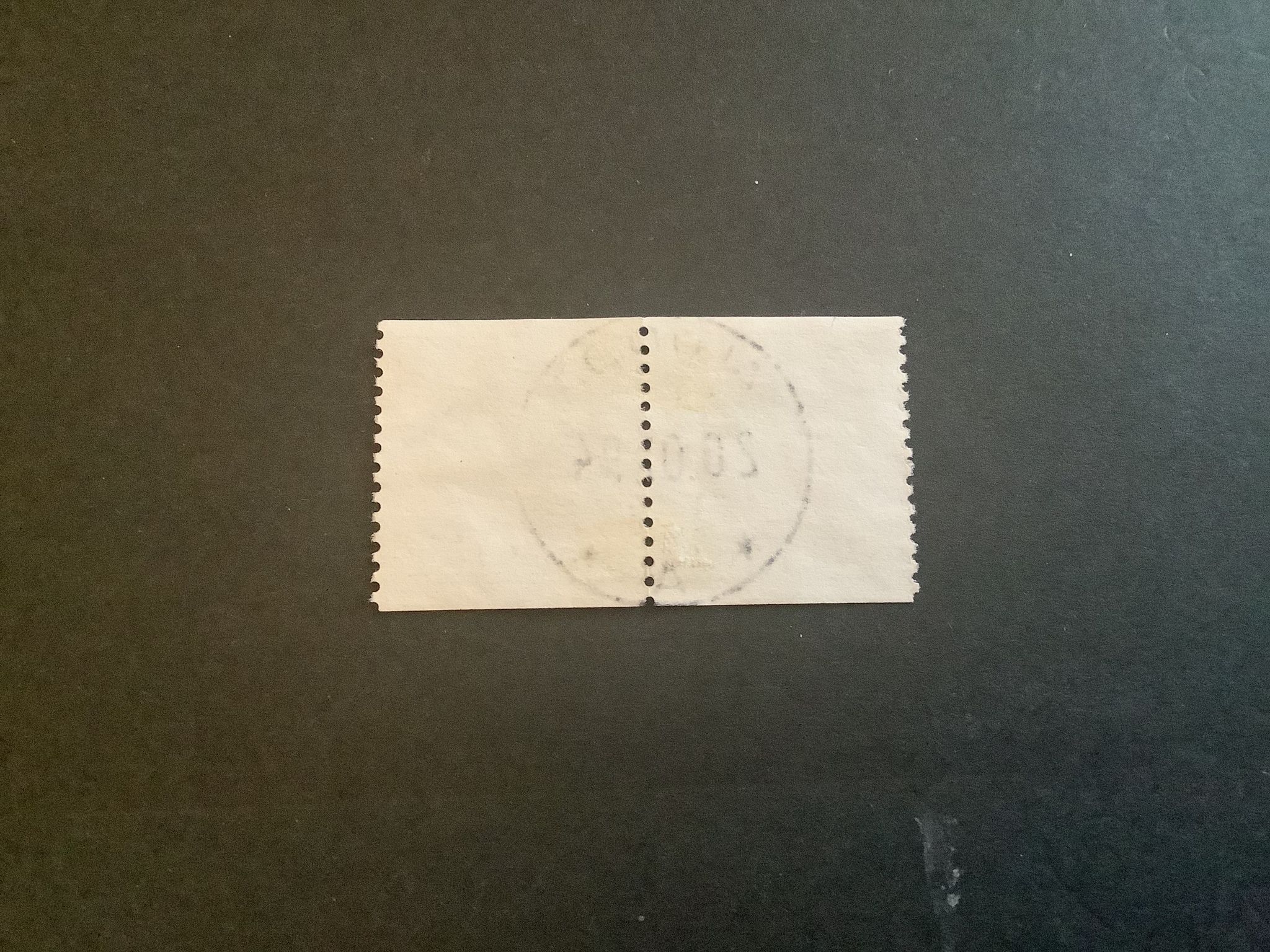 Äpplen och plommon facit nr 1820 lyxstämplat par ALUNDA