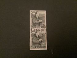 Carl XVI Gustaf 40 år facit nr 1407 BB lyxstämplat par BOFORS
