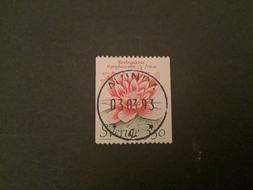 Levande natur facit nr 1342 lyxstämplat ALUNDA