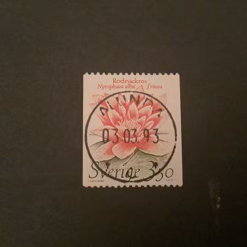 Levande natur facit nr 1342 lyxstämplat ALUNDA