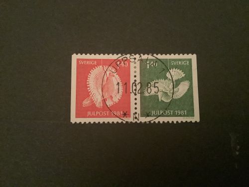 Julpost 1981 facit nr 1191 SX lyxstämplat UPPSALA 1
