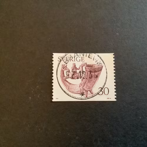 Dryckeshorn facit nr 973 lyxstämplat sista dag BRANTEVIK