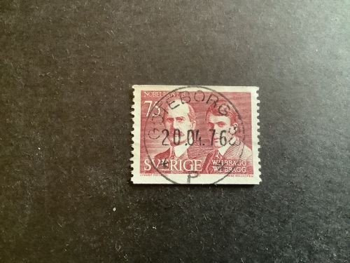 Nobelpris 1915 facit nr 949 Lyxstämplat GÖTEBORG 53