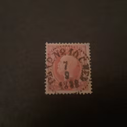 Facit nr 45 lyxstämplat PKXP No 10 C Ned