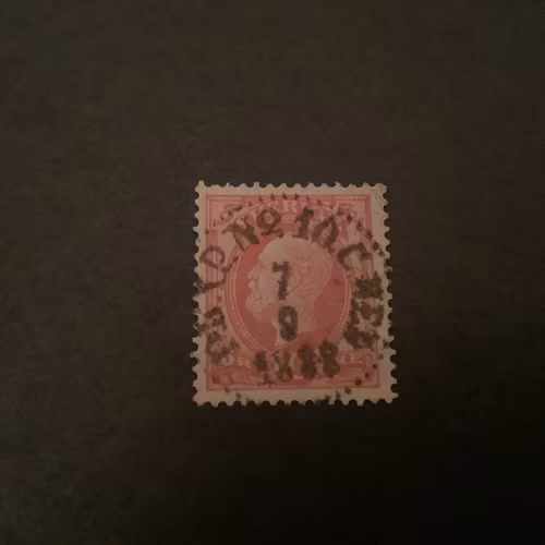 Facit nr 45 lyxstämplat PKXP No 10 C Ned