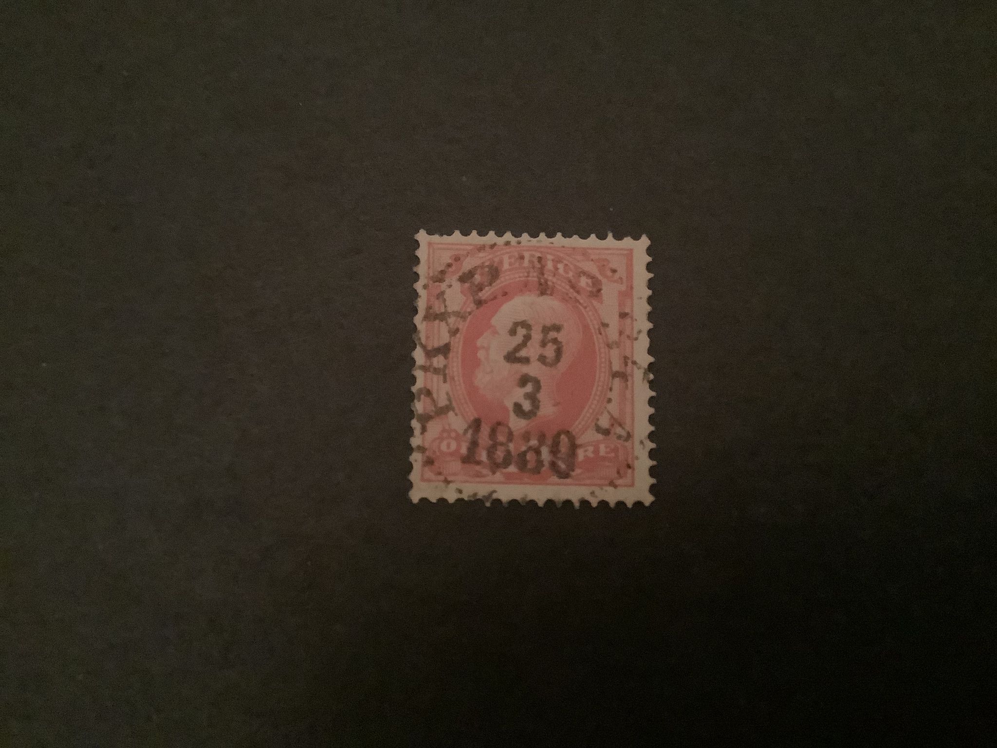 Facit nr 45 lyxstämplat PKXP No 34 A