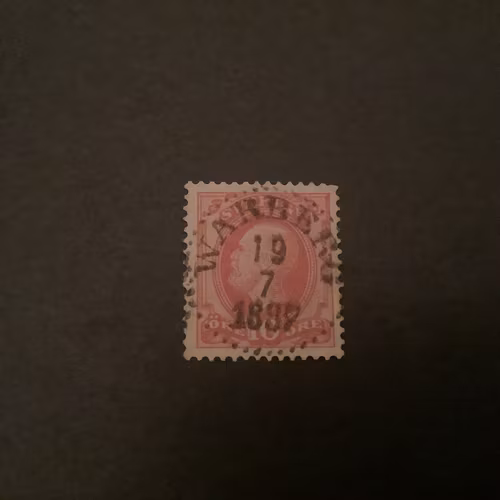 Facit nr 45 lyxstämplat WARBERG