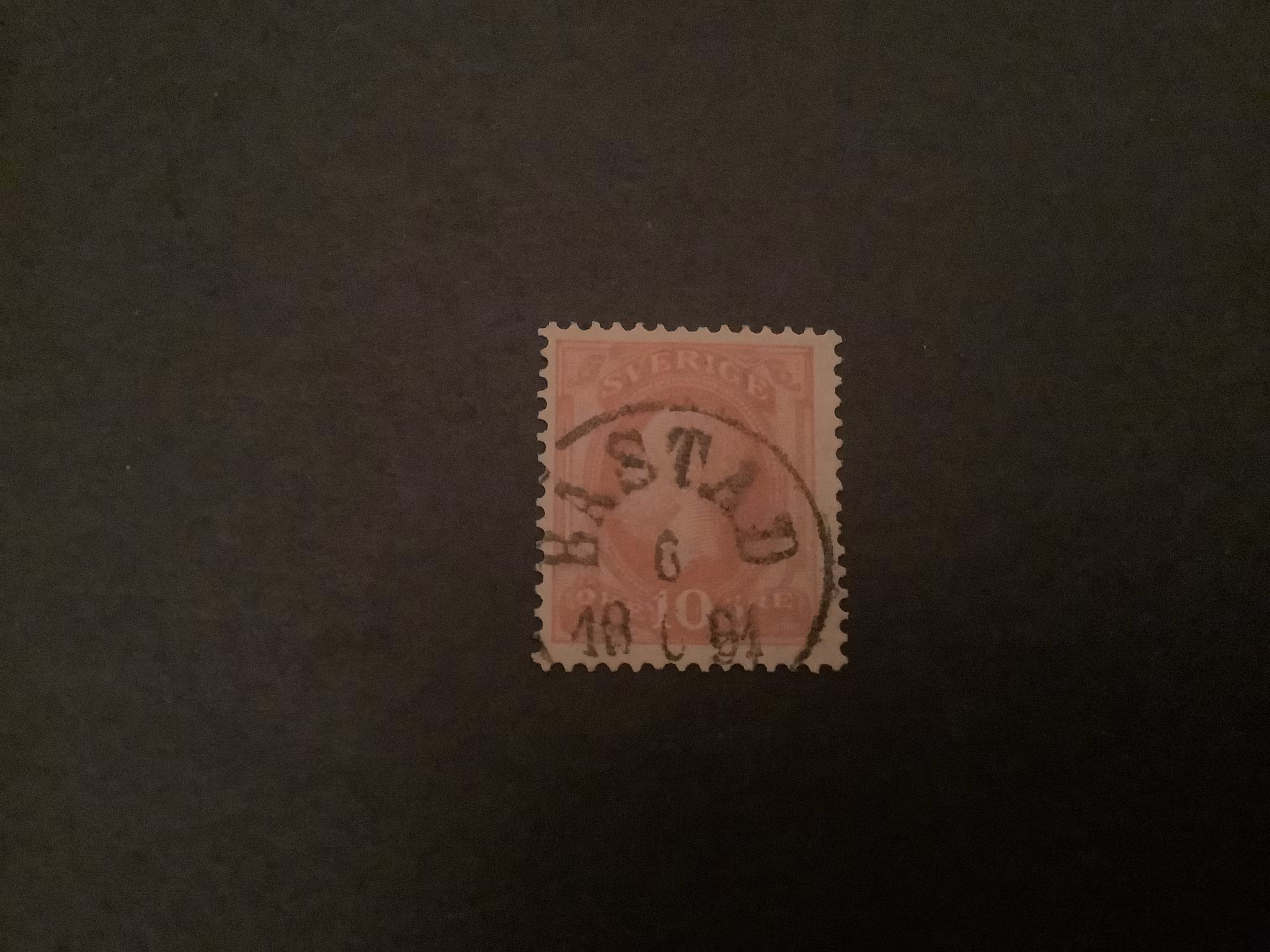Facit nr 45 praktstämplat BÅSTAD