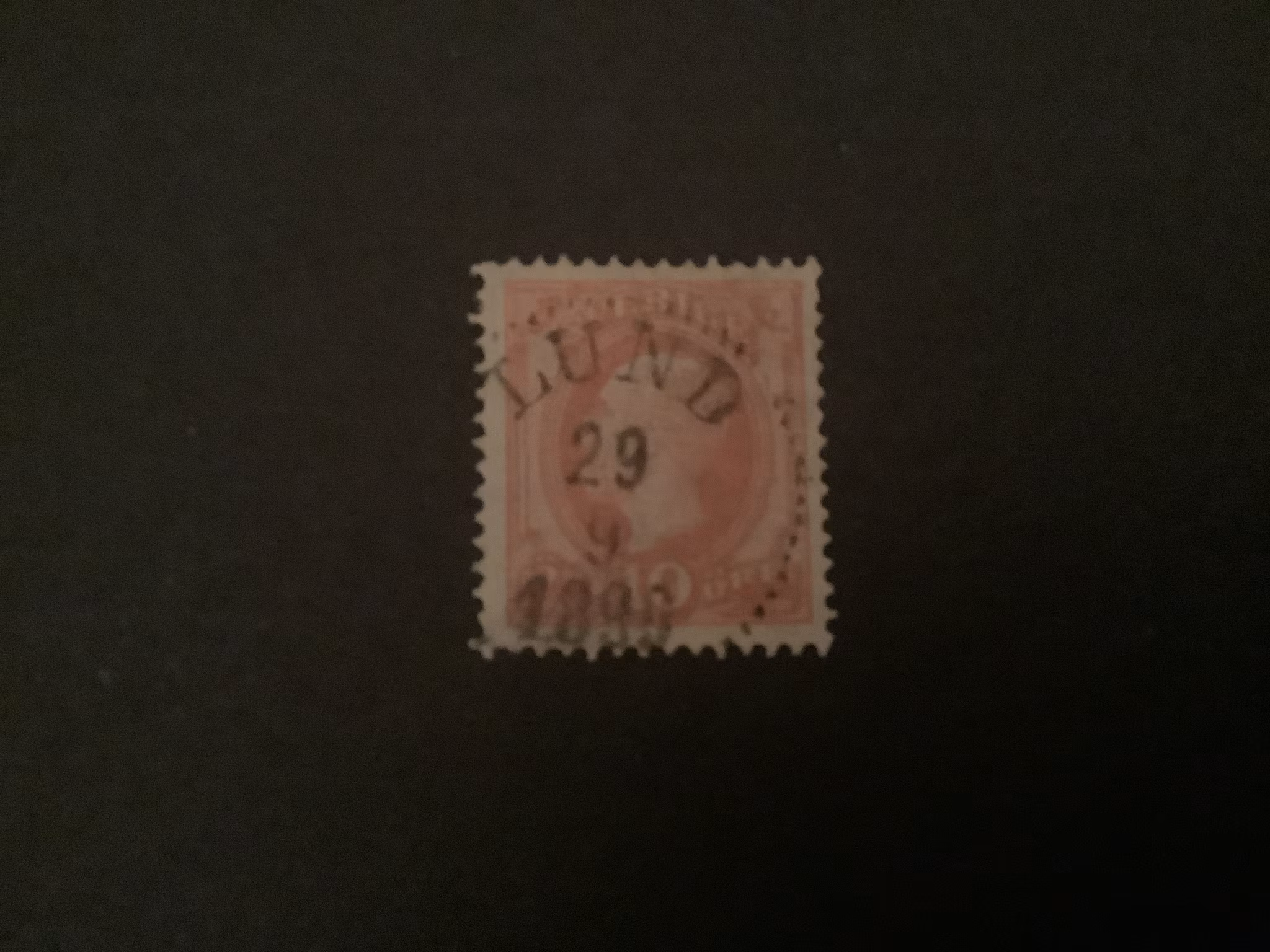 Facit nr 45 lyxstämplat LUND