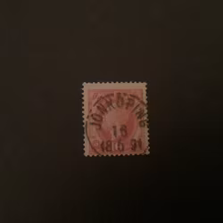 Facit nr 45 lyxstämplat JÖNKÖPING Snedc.