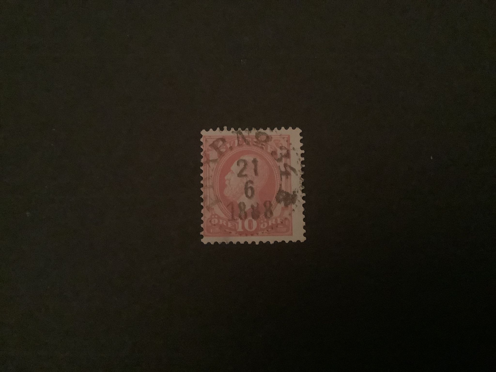 Facit nr 45 praktstämplat PKXP No 34 B
