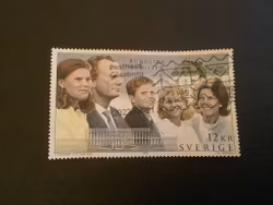 Den kungliga familjen stämplat märke, facit nr 1815