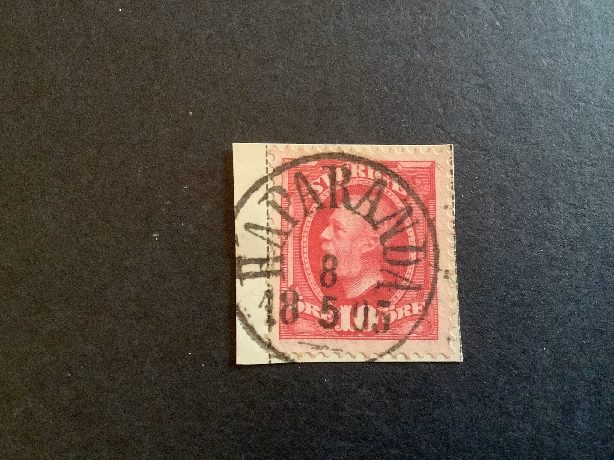Fnr 54 praktstämplat på klipp HAPARANDA