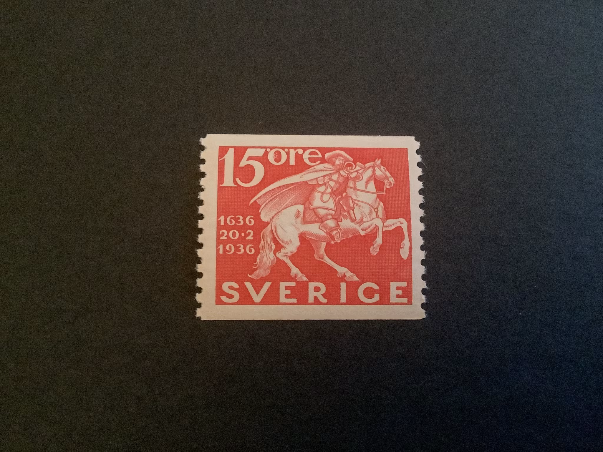 Postverket facit nr 248 A postfriskt med vit framhov