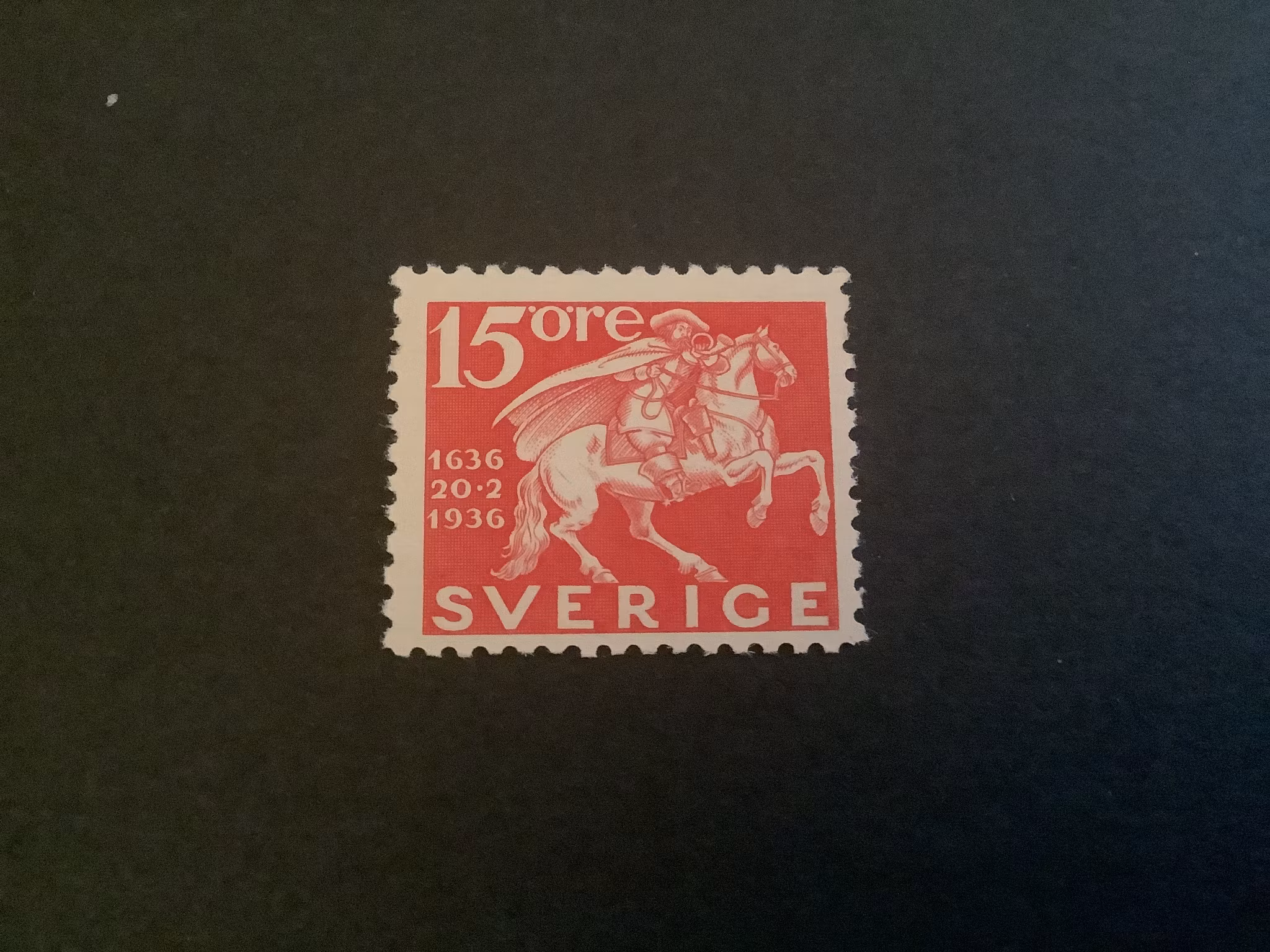 Postverket facit nr 248 C  postfriskt med brott i rockkanten