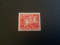 Postverket facit nr 248 C  postfriskt med brott i rockkanten