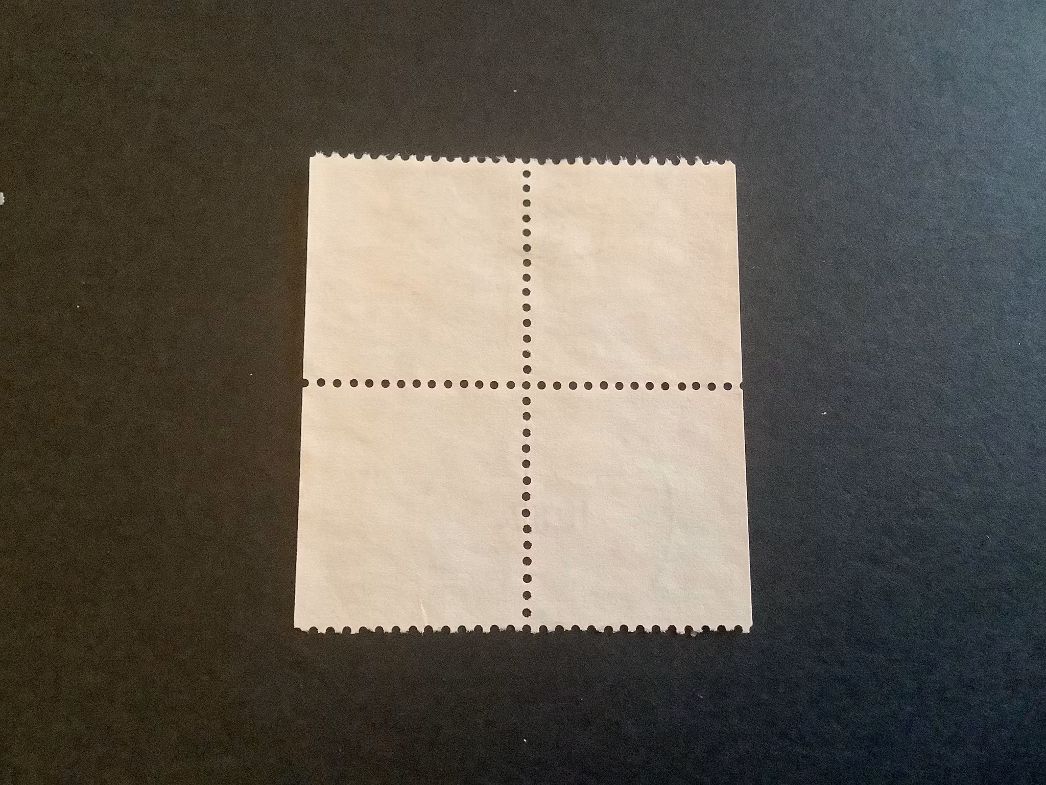 Gustaf VI Adolf typ III facit nr 435 BB i stämplat 4-block