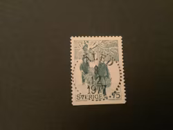 Julförberedelser facit nr 1023 lyxstämplat ÅLED