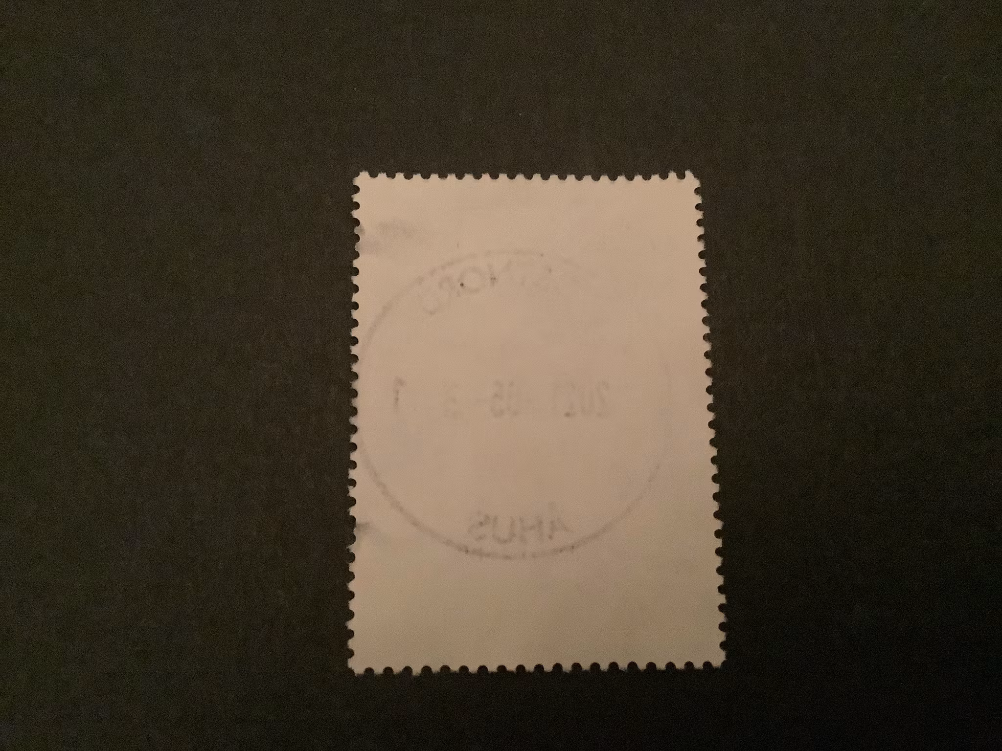 Cirkus 1987 facit nr 1469 lyxstämplat märke ÅHUS