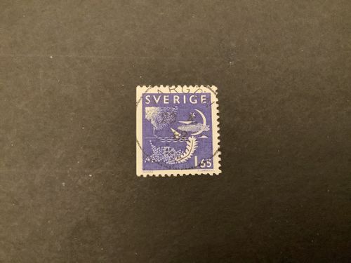 Natt och dag facit nr 1175 B1 lyxstämplat VARGÖN