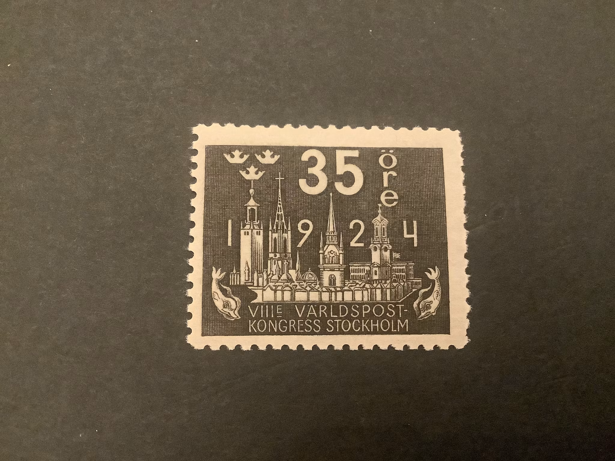 Världspostkongressen facit nr 202 postfriskt märke