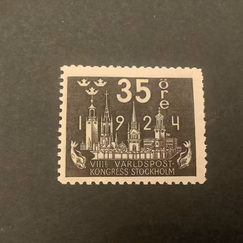 Världspostkongressen facit nr 202 postfriskt märke