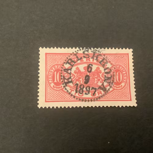 TJ 16 lyxstämplat KARLSKRONA