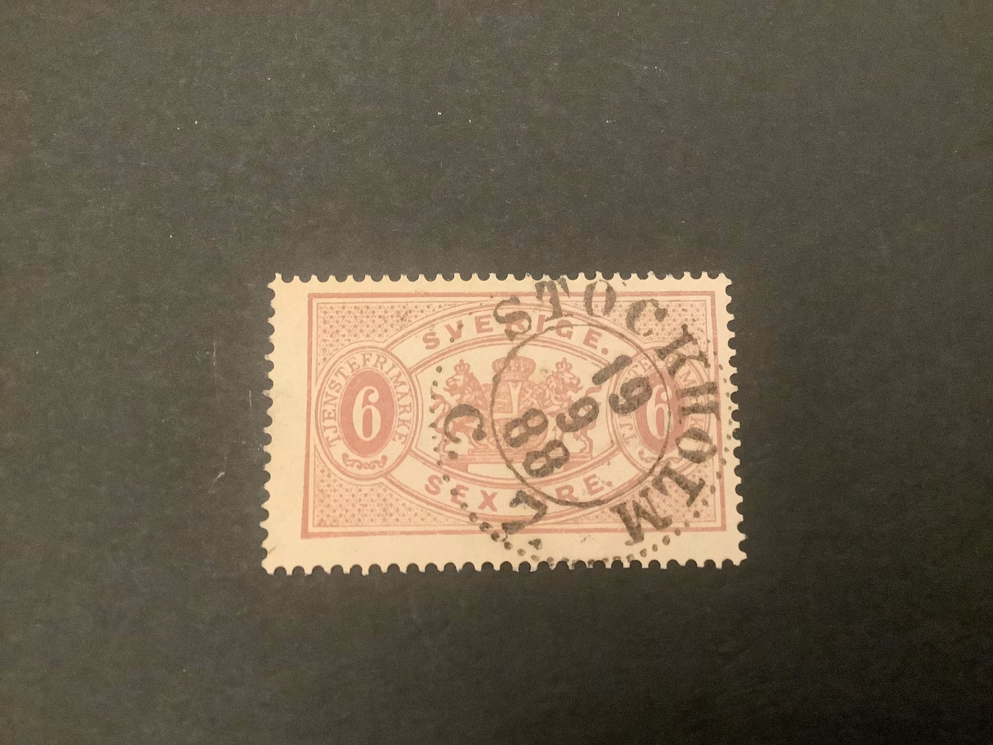 TJ 15 praktstämplat STOCKHOLM C 7